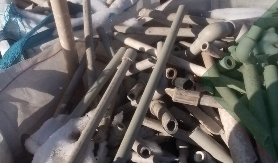 قیمت ضایعات لوله سفید